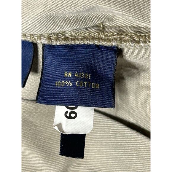 Polo Ralph Lauren Shorts Mens W36 Chino Khaki Beige Flat Front Slash Pocket Golf - Picture 4 of 12